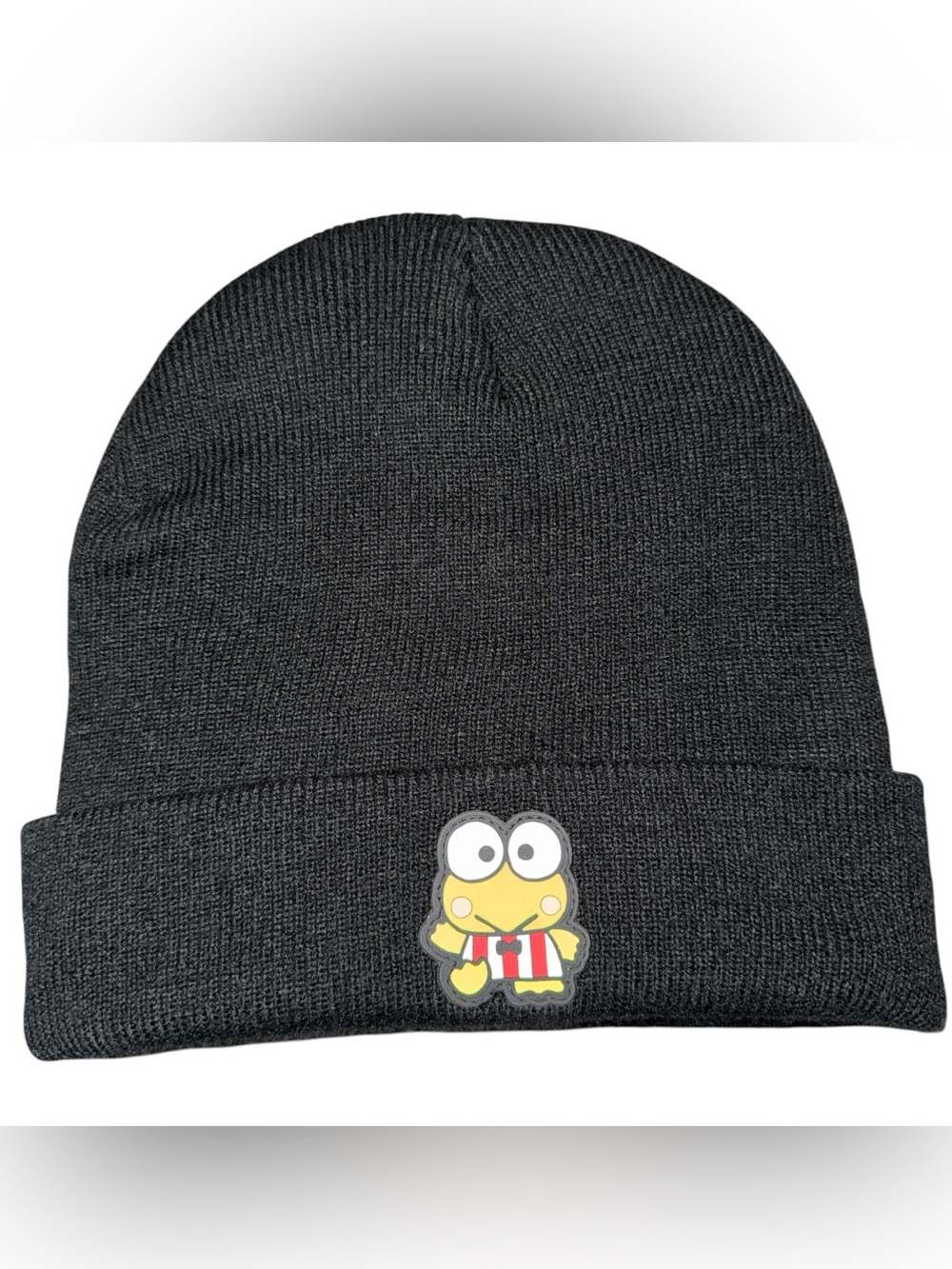 Sanrio Keroppi Black Beanie Forever 21 Hello Kitty and Friends Knit Hat Unisex